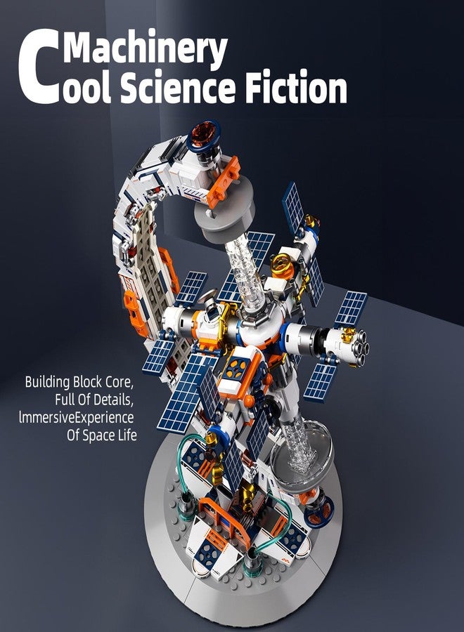 MOCBROPCS Space Station Globe Building Set for Students, 360° Rotatable Educational Toys for Science Experiments with Dual Illumination Modes, 21332 STEM Toys Gift for Teens 8-14 Years (657 Pieces) - Image 5